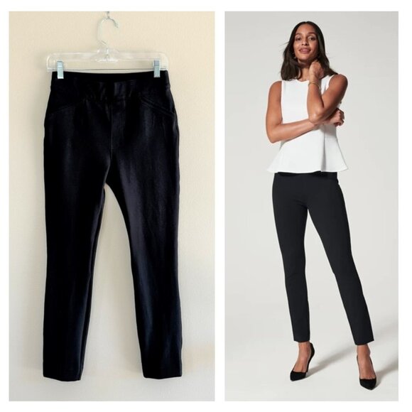 SPANX Pants - SPANX The Perfect Pant Black Ankle Backseam Skinny